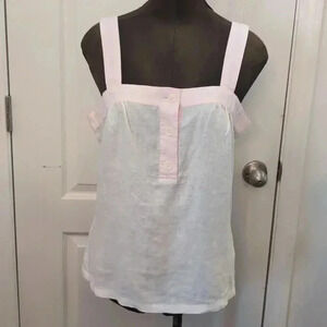 Island company women's linen tank top